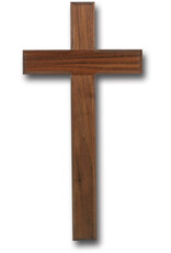 Hirten Wall Cross - Walnut, 12"