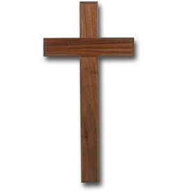 Hirten Wall Cross - Walnut, 12"