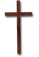 Hirten Wall Cross - Narrow Walnut, 10"