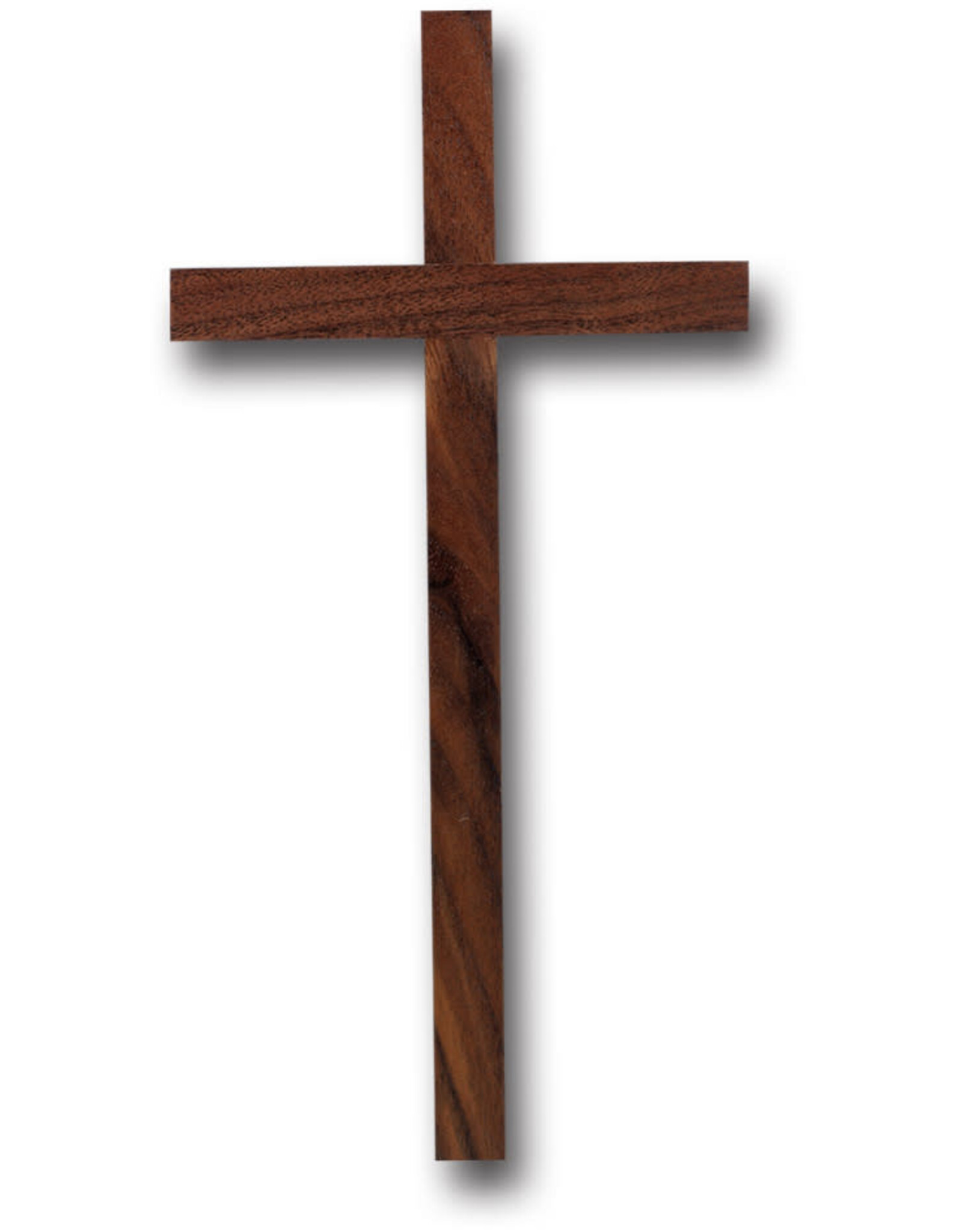 Hirten Wall Cross - Narrow Walnut, 10"