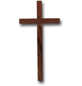 Hirten Wall Cross - Narrow Walnut, 10"