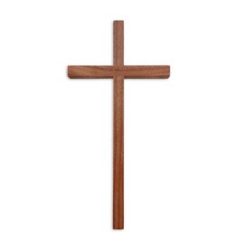 Hirten Wall Cross - Narrow Walnut, 12"