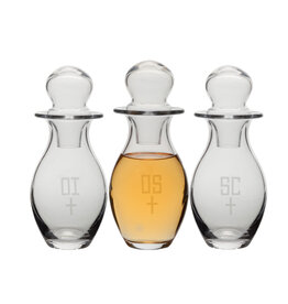 Alviti Creations Glass Chrismal Set, 10oz each