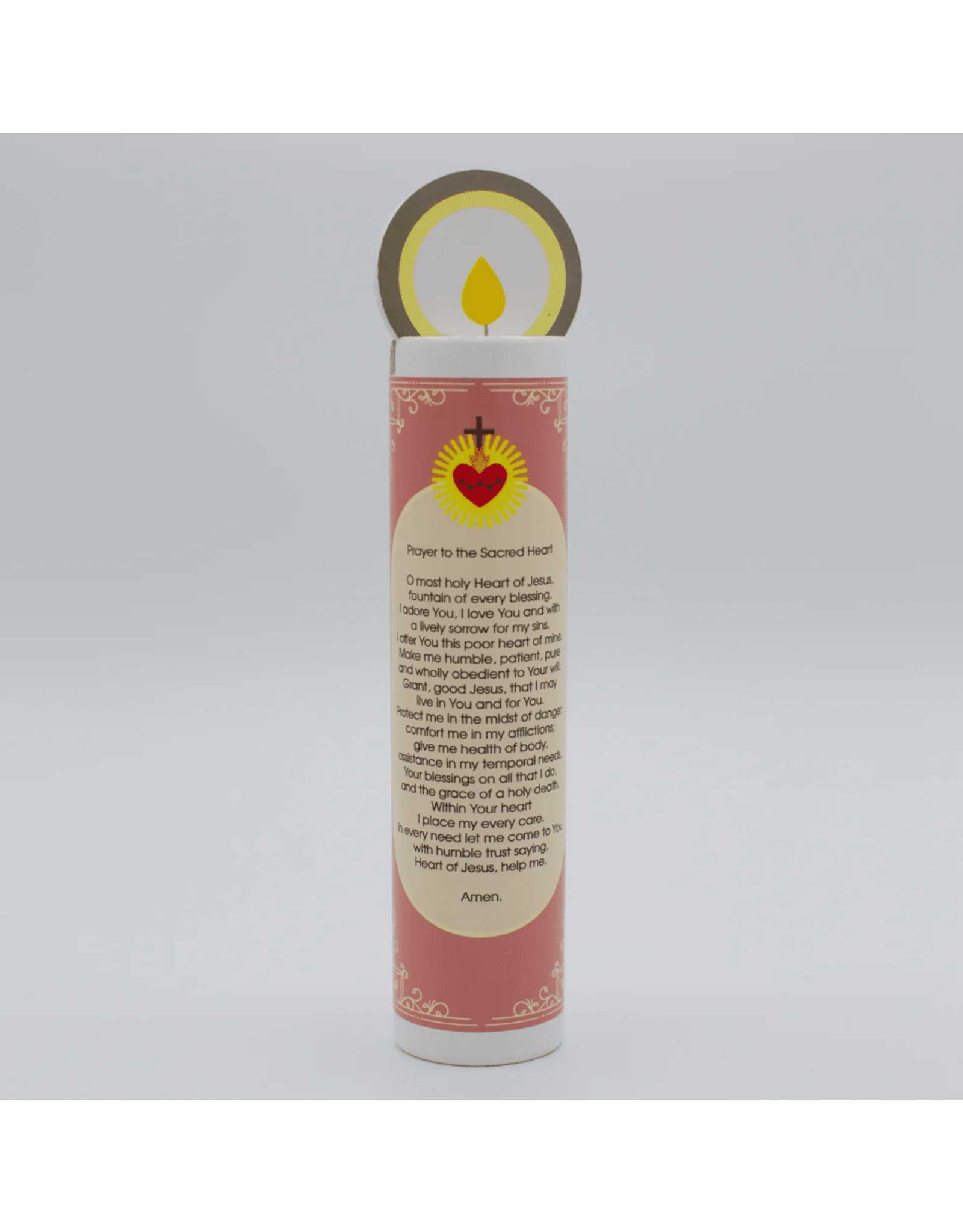 Shining Light Wooden Prayer Candle -
