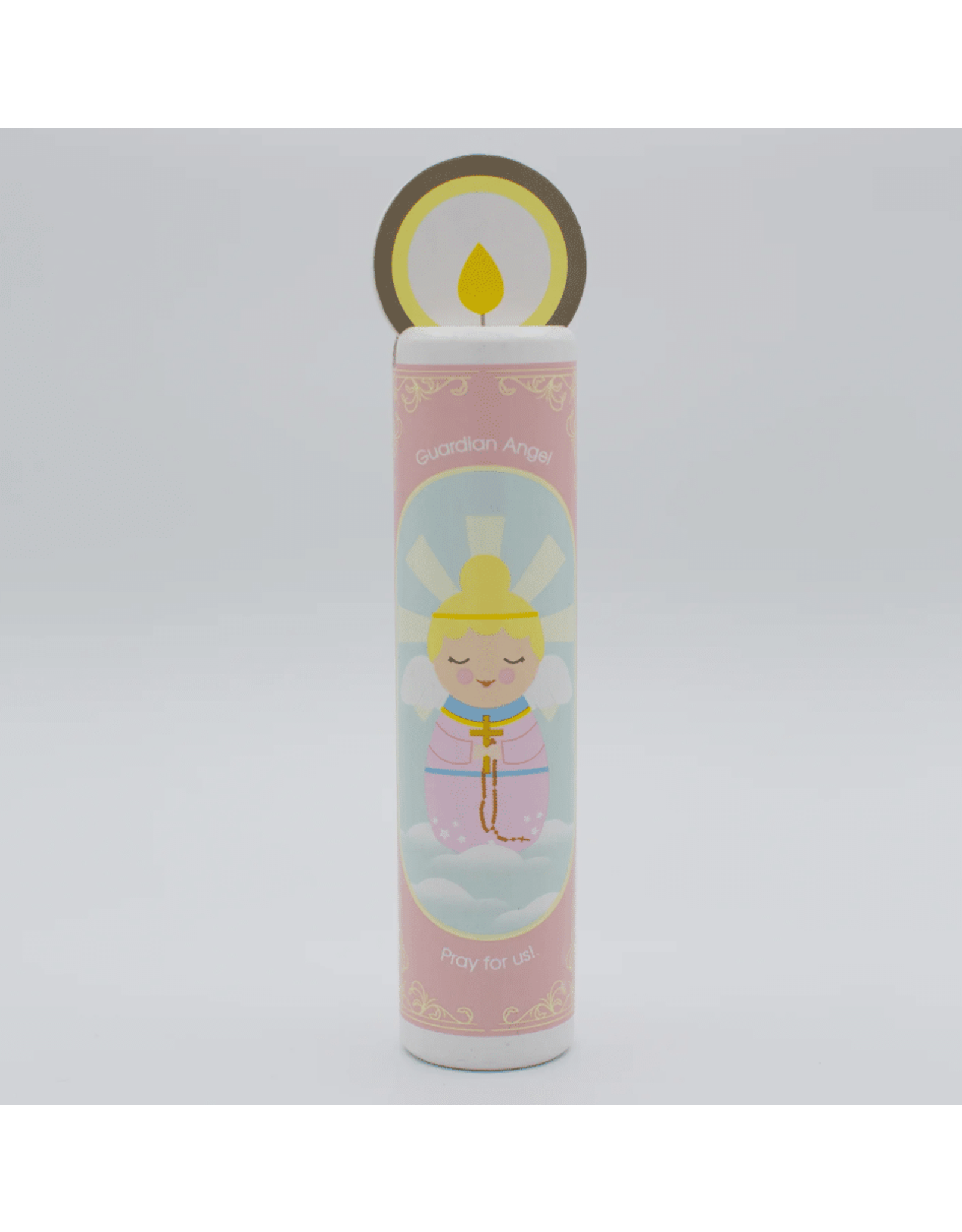Shining Light Wooden Prayer Candle -