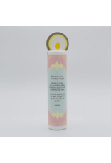 Shining Light Wooden Prayer Candle -