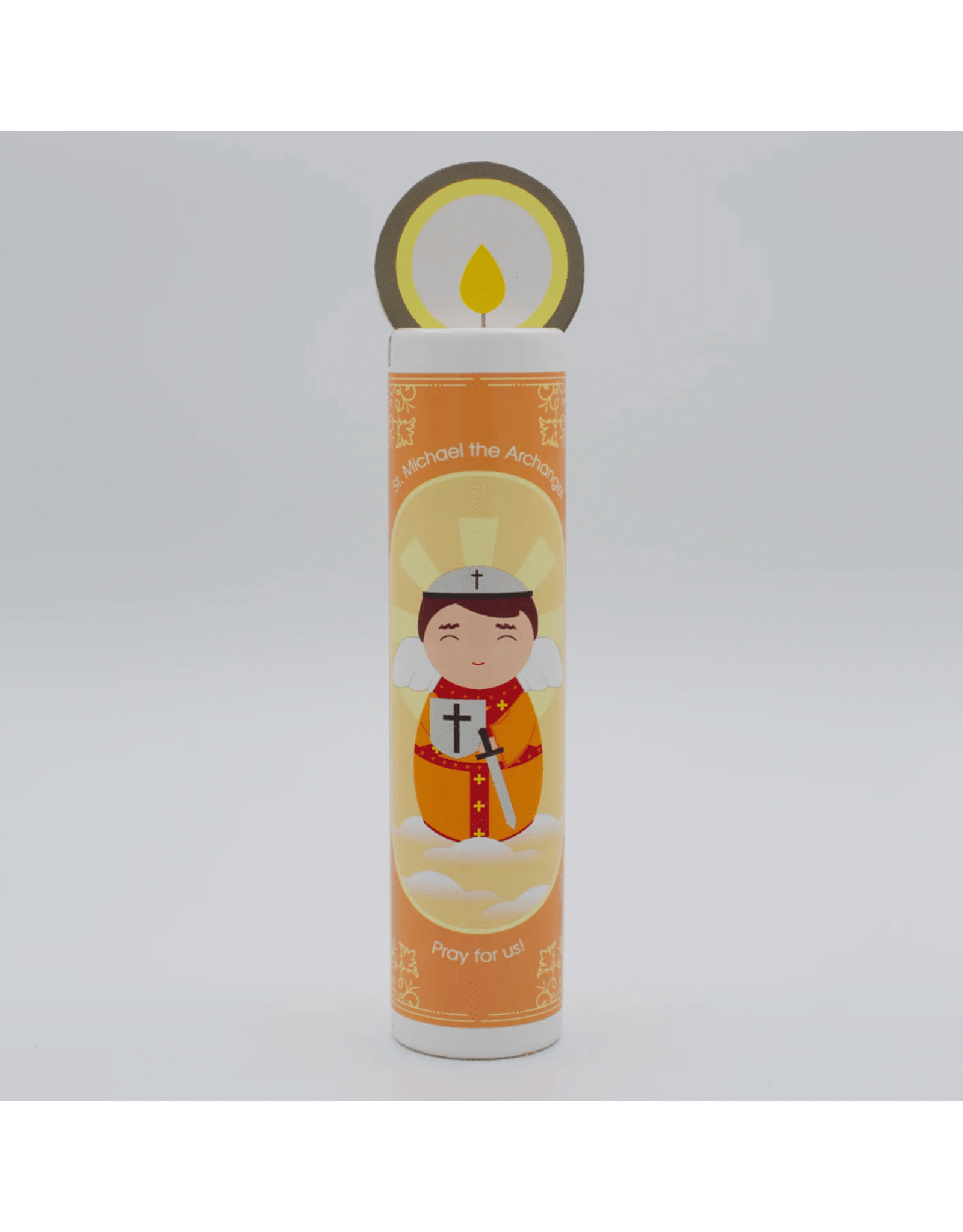 Shining Light Wooden Prayer Candle -