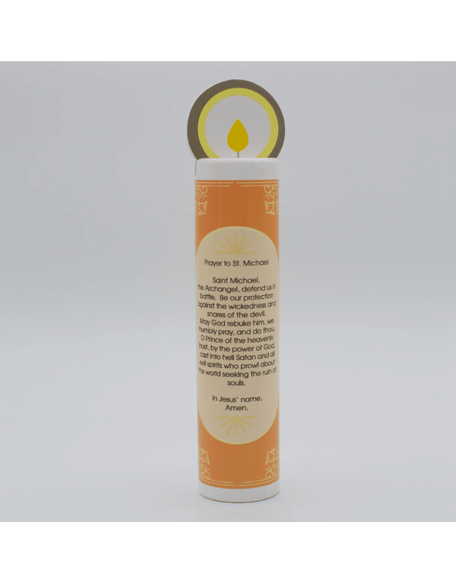 Shining Light Wooden Prayer Candle -