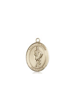 Bliss St Florian Medal - 14kt Gold Filled, Oval