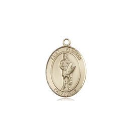 Bliss St Florian Medal - 14kt Gold Filled, Oval
