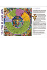 LTP (Liturgy Training Publications) 2026 Year of Grace Calendar - Laminated Placemat Size