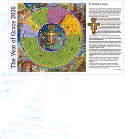 LTP (Liturgy Training Publications) 2026 Year of Grace Calendar - Laminated Placemat Size