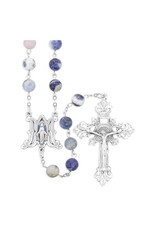 Hirten Rosary - Blue Dyed Stones
