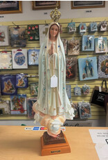 San Francis Statue - Our Lady of Fatima, Detachable Crown (20")