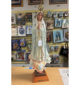 San Francis Statue - Our Lady of Fatima, Detachable Crown (20")