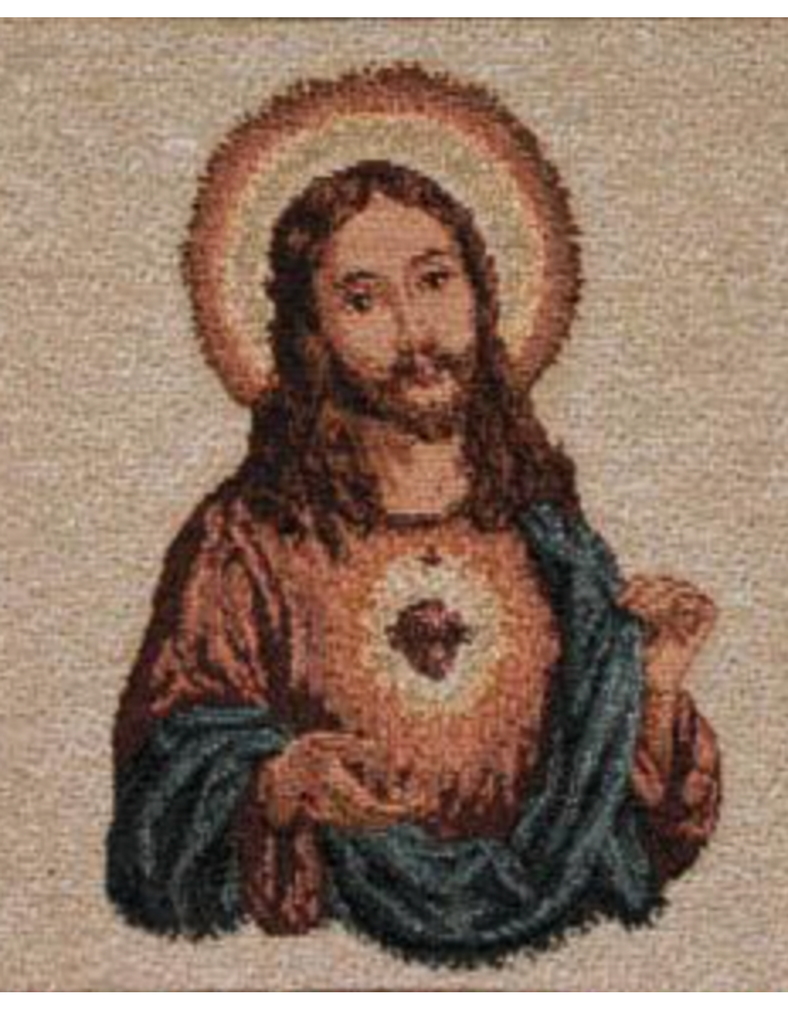 Ecumenicus Sacred Heart of Jesus Tapestry  (4-1/2 x 7-1/2)