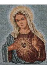 Ecumenicus Immaculate Heart of Mary Tapestry from Italy (4-1/2 x 7-1/2)