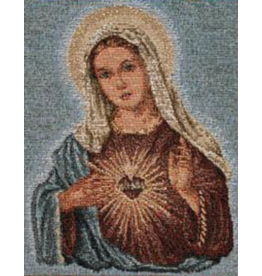Ecumenicus Immaculate Heart of Mary Tapestry from Italy (4-1/2 x 7-1/2)