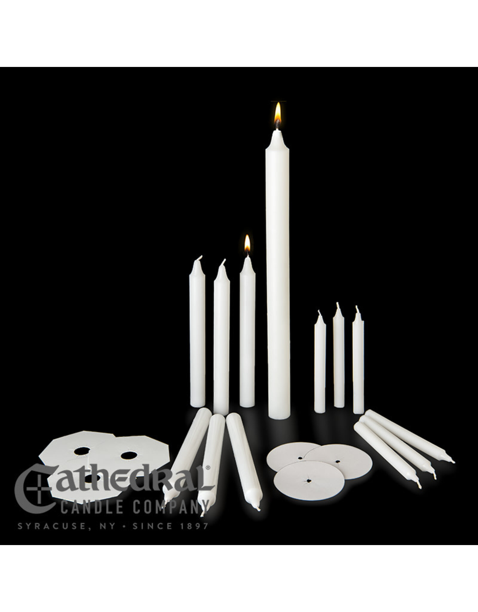Cathedral Candle Candlelight Service Set (250)