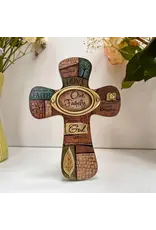 Abbey & CA Gift Wall Cross - Our Family (8")