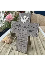 Abbey & CA Gift Confirmation Cross - Wooden (8")