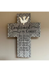 Abbey & CA Gift Confirmation Cross - Wooden (8")