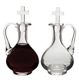 Alviti Creations Cruets 6-1/4" Height, 6 oz (Pair)