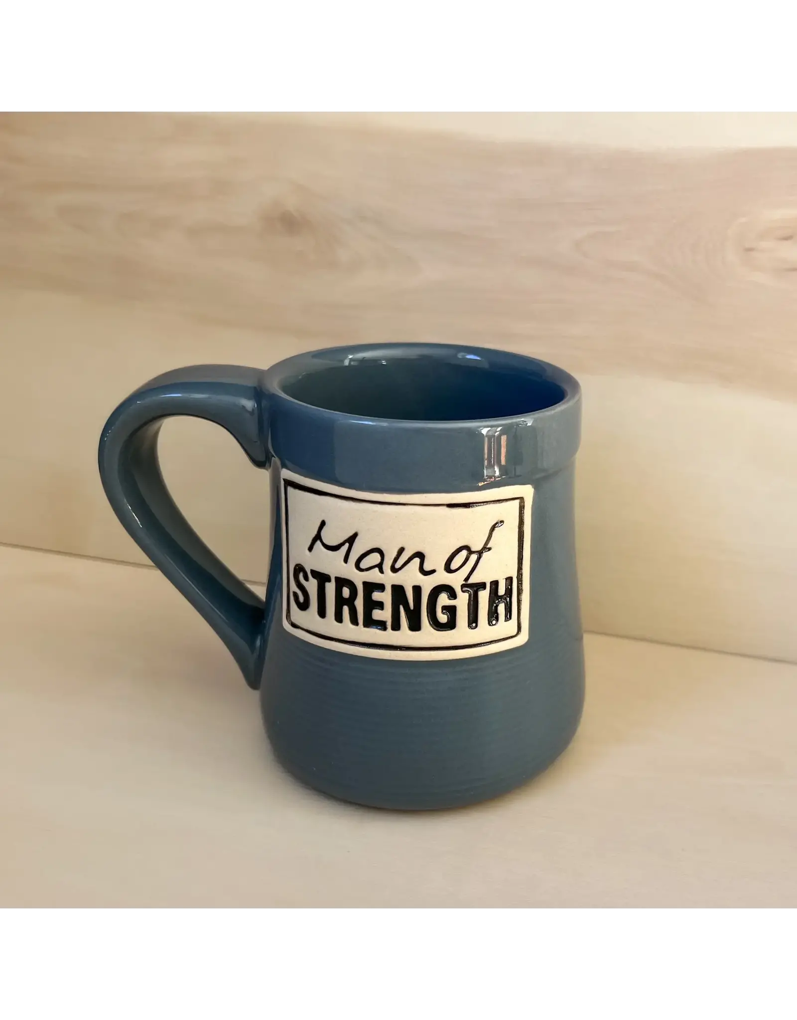 Abbey & CA Gift Mug - Man of Strength (Pottery)