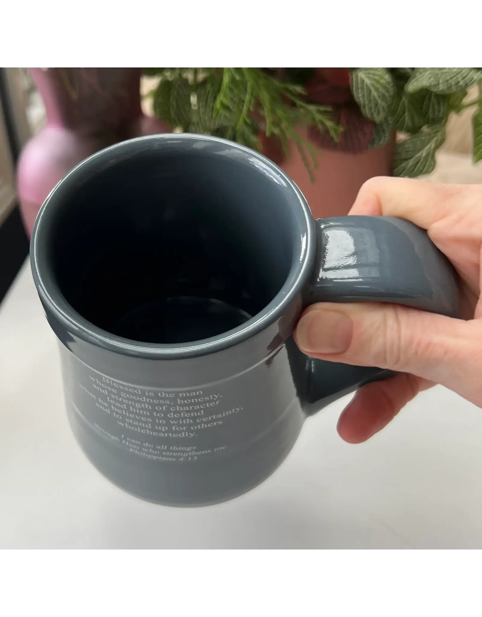 Abbey & CA Gift Mug - Man of Strength (Pottery)