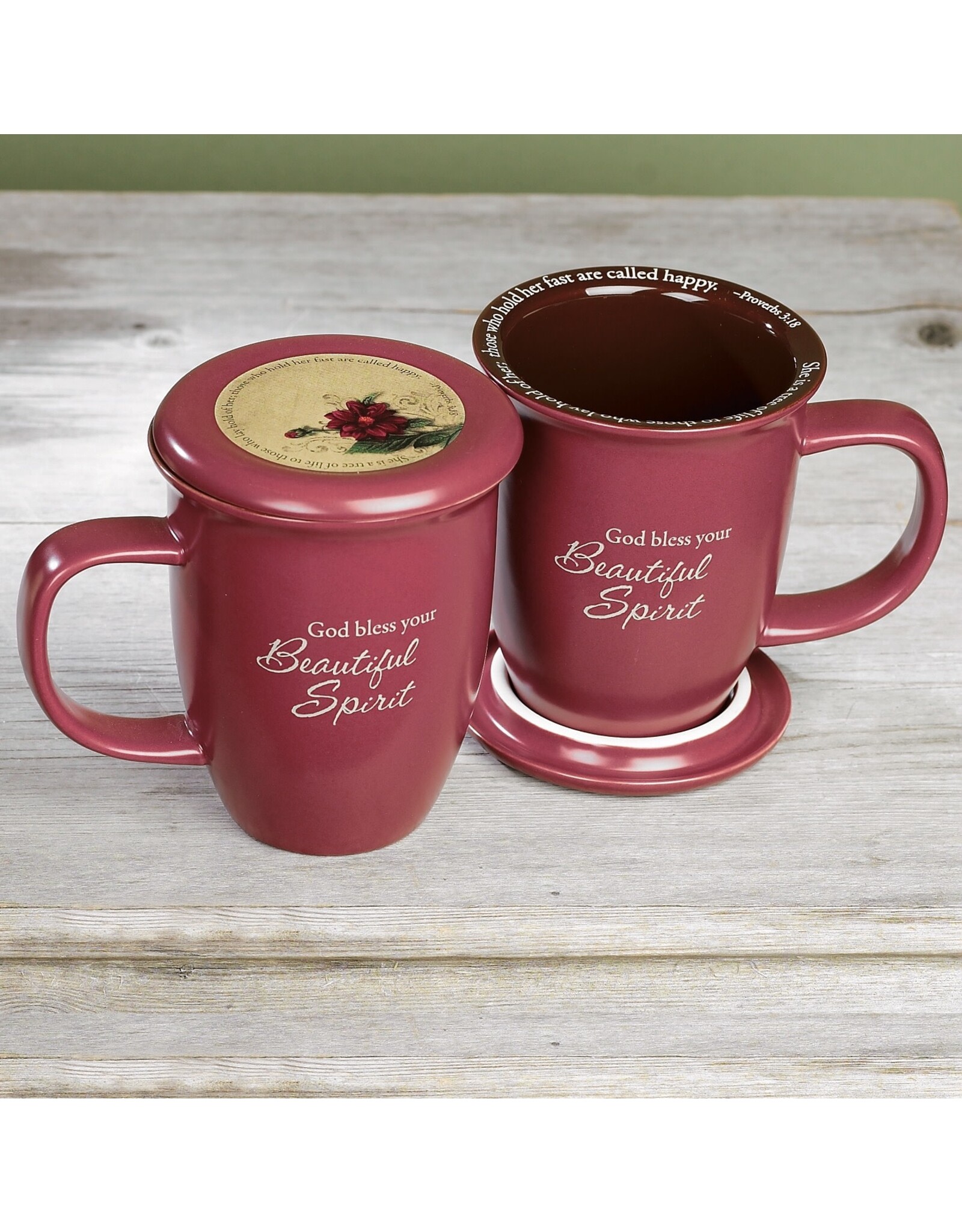 Abbey & CA Gift Mug with Coaster - Beautiful Spirit