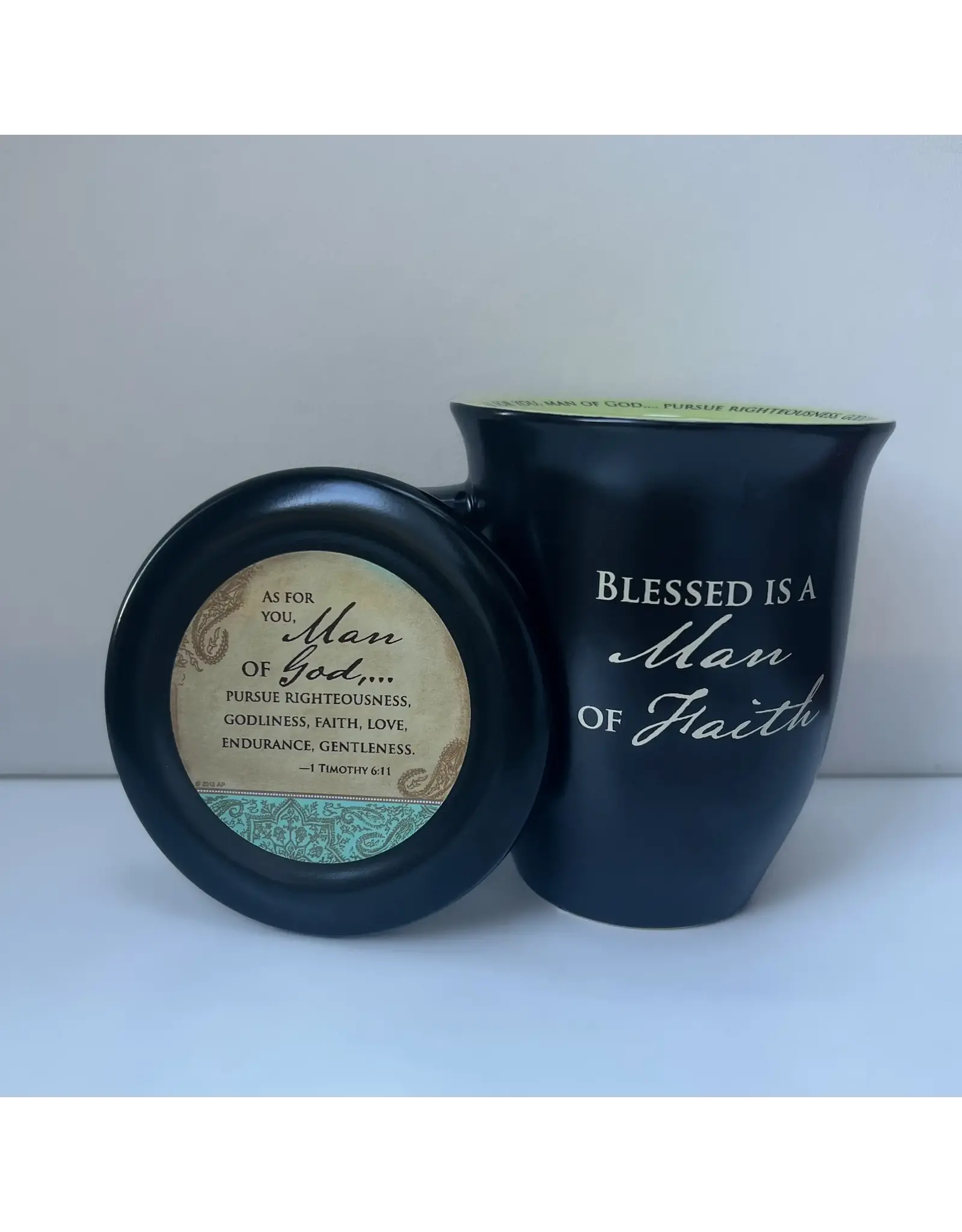 Abbey & CA Gift Mug with Coaster - Man of Faith