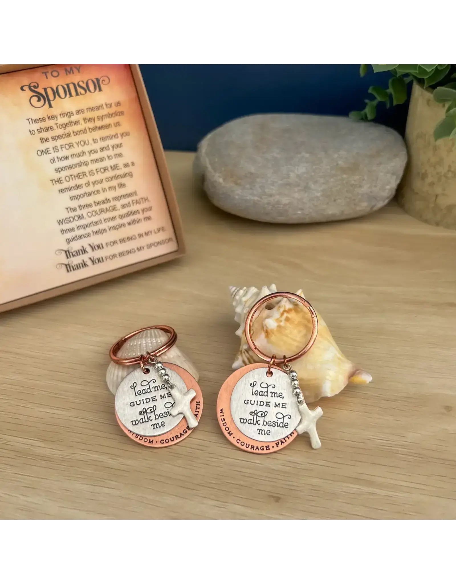 Abbey & CA Gift Sponsor Gift Set - 'Lead Me' Keychains