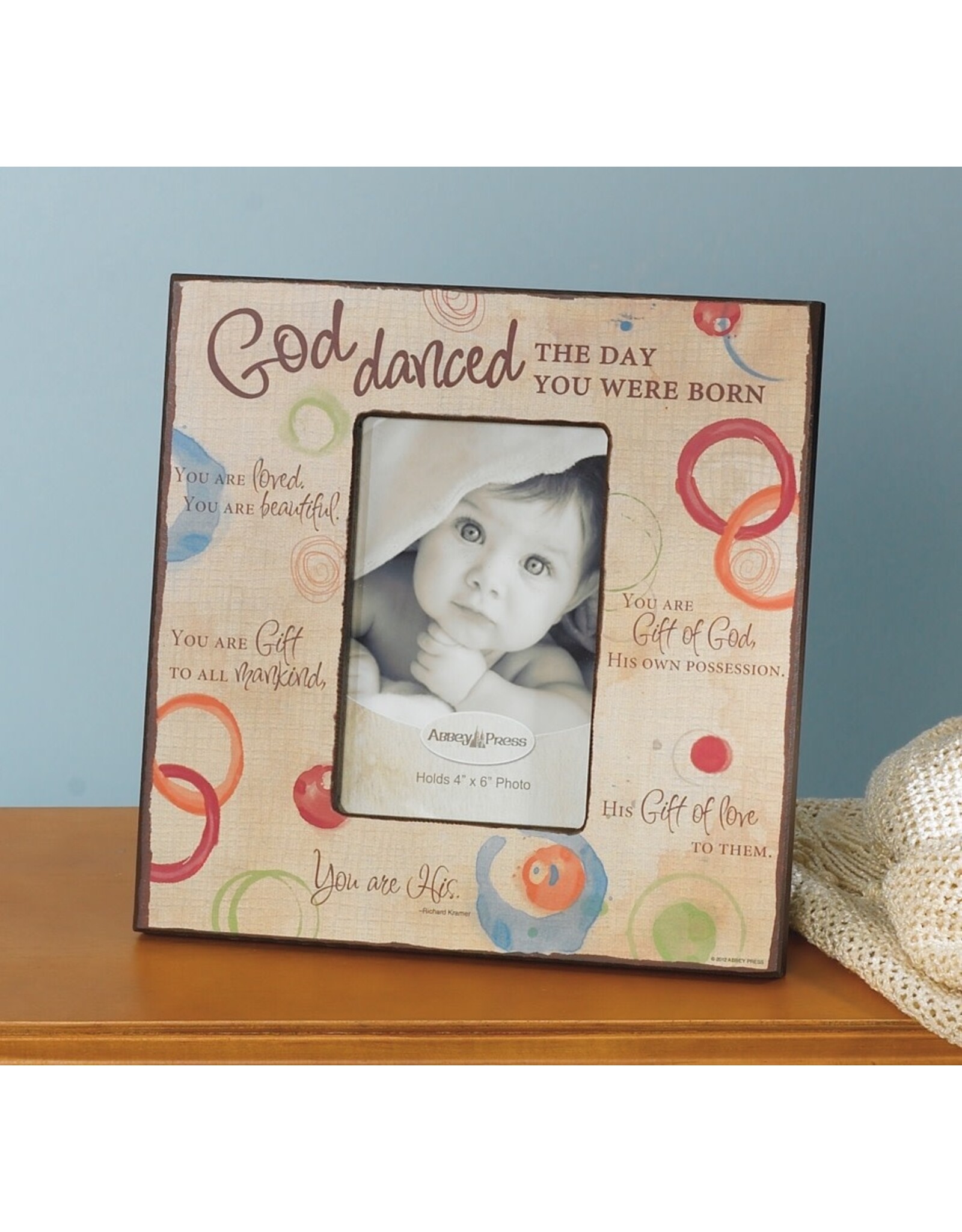 Abbey & CA Gift God Danced the Day You were Born, Picture Frame (9.25 x 9.25")