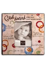 Abbey & CA Gift God Danced the Day You were Born, Picture Frame (9.25 x 9.25")