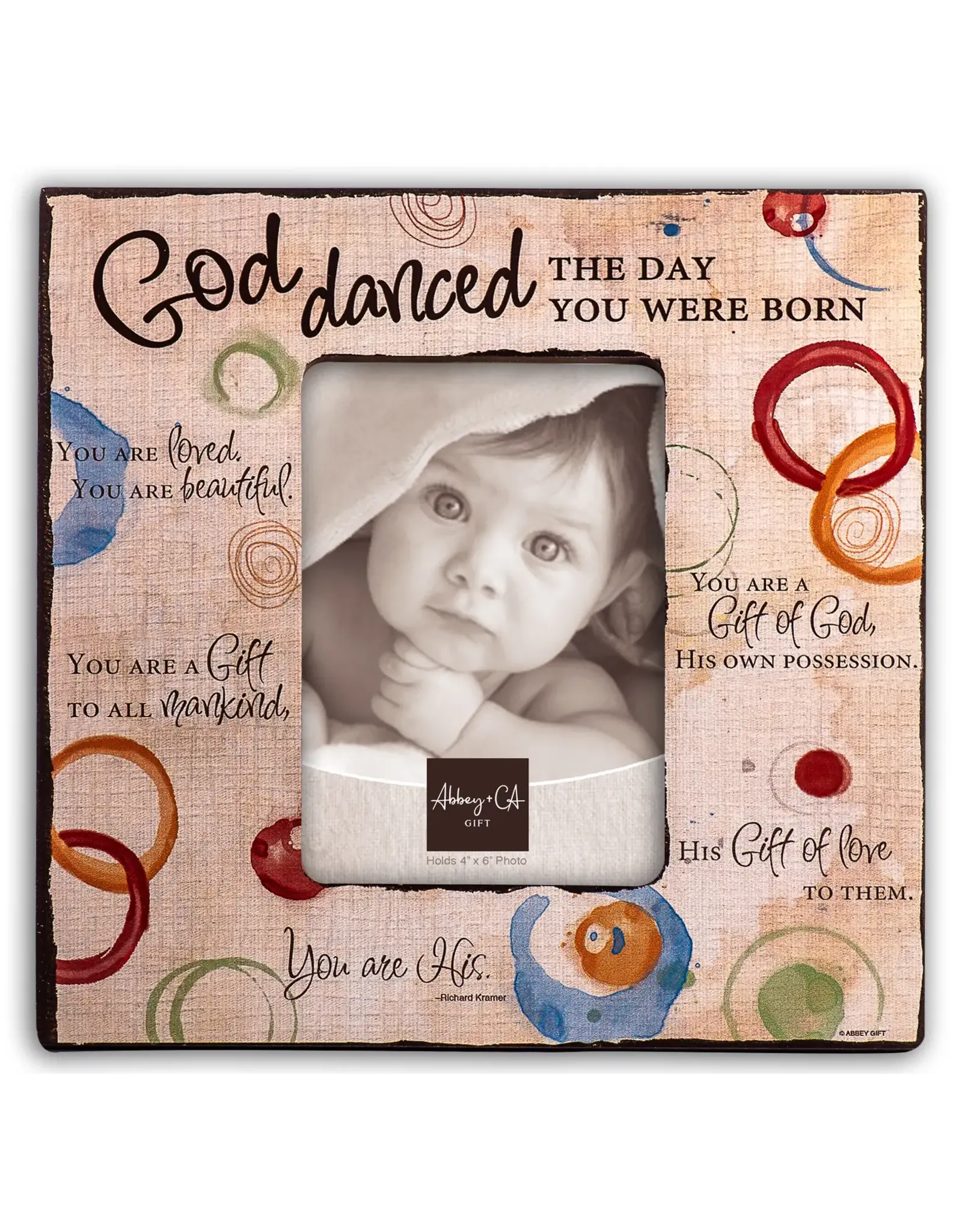 Abbey & CA Gift God Danced the Day You were Born, Picture Frame (9.25 x 9.25")