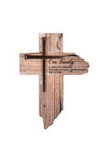 Abbey & CA Gift Cross - Our Family (7x9")