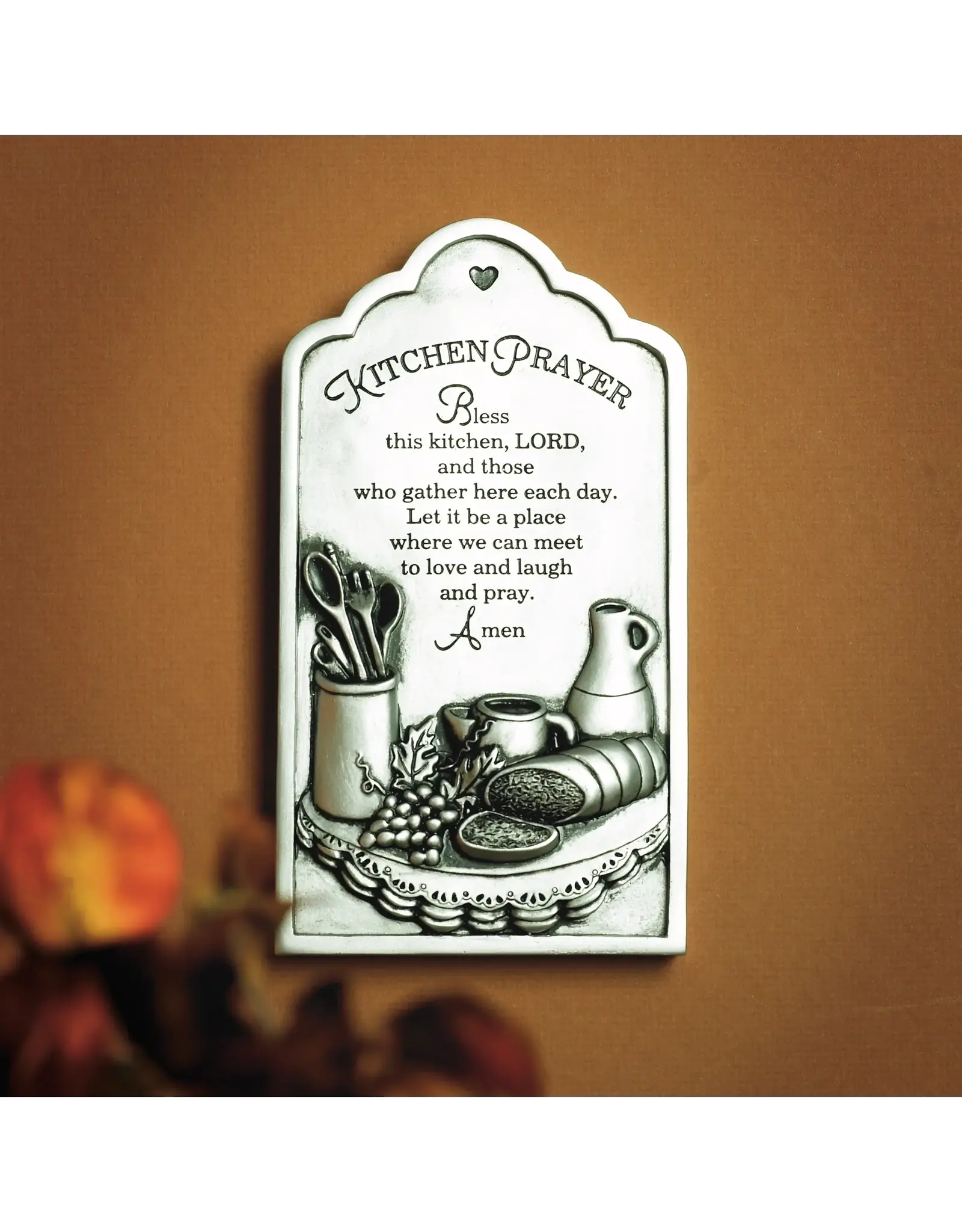 Abbey & CA Gift Pewter Kitchen Prayer Plaque