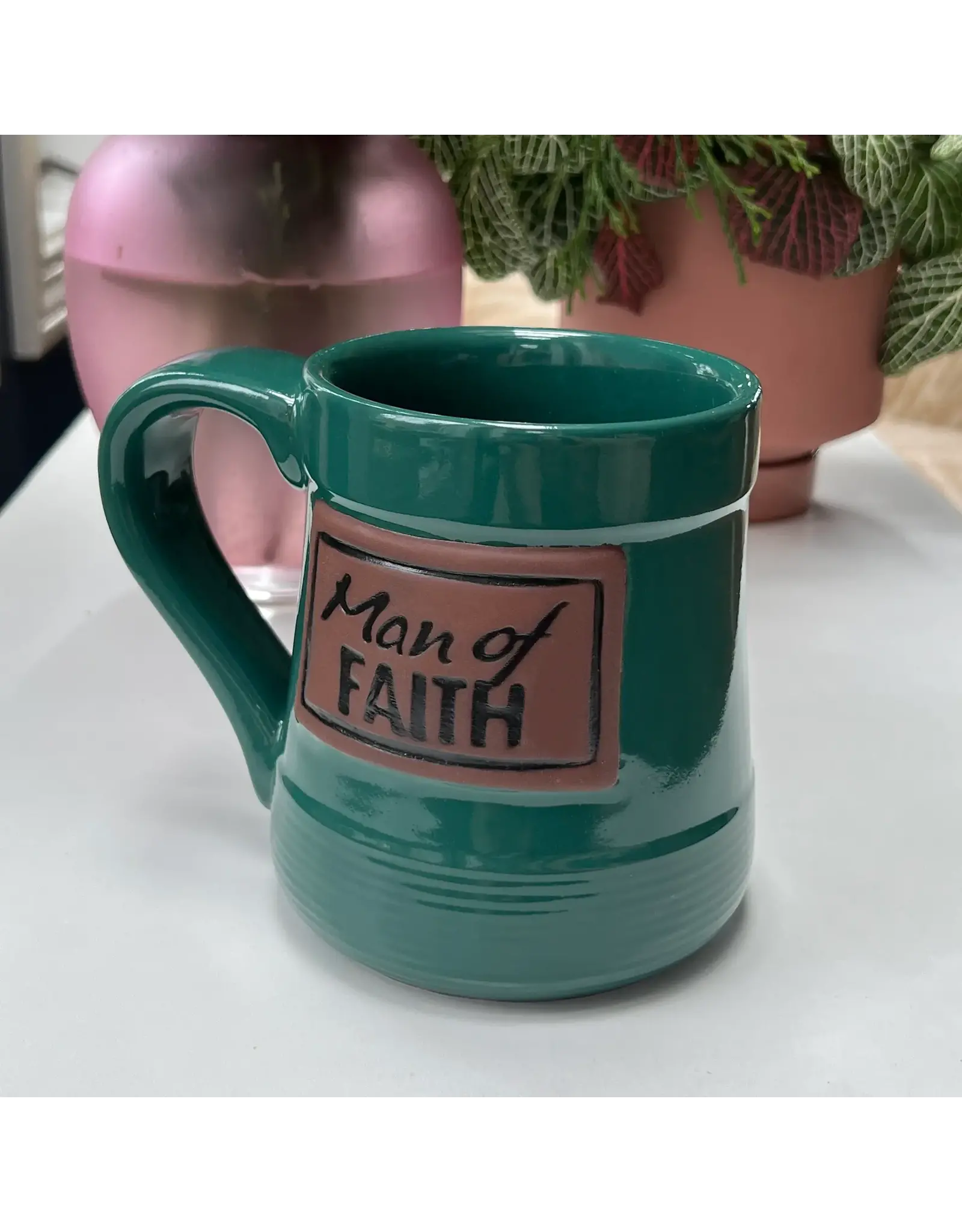 Abbey & CA Gift Mug - Man of Faith (Pottery)