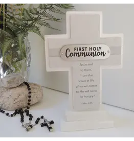 Abbey & CA Gift First Communion Cross - Jesus Said to Them