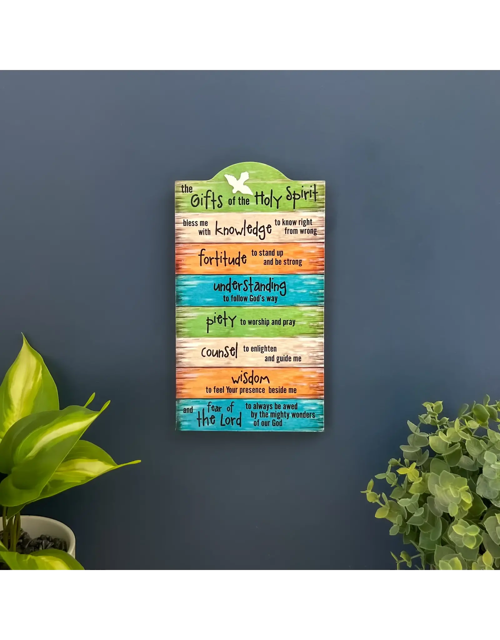 Abbey & CA Gift Plaque - 7 Gifts of the Holy Spirit