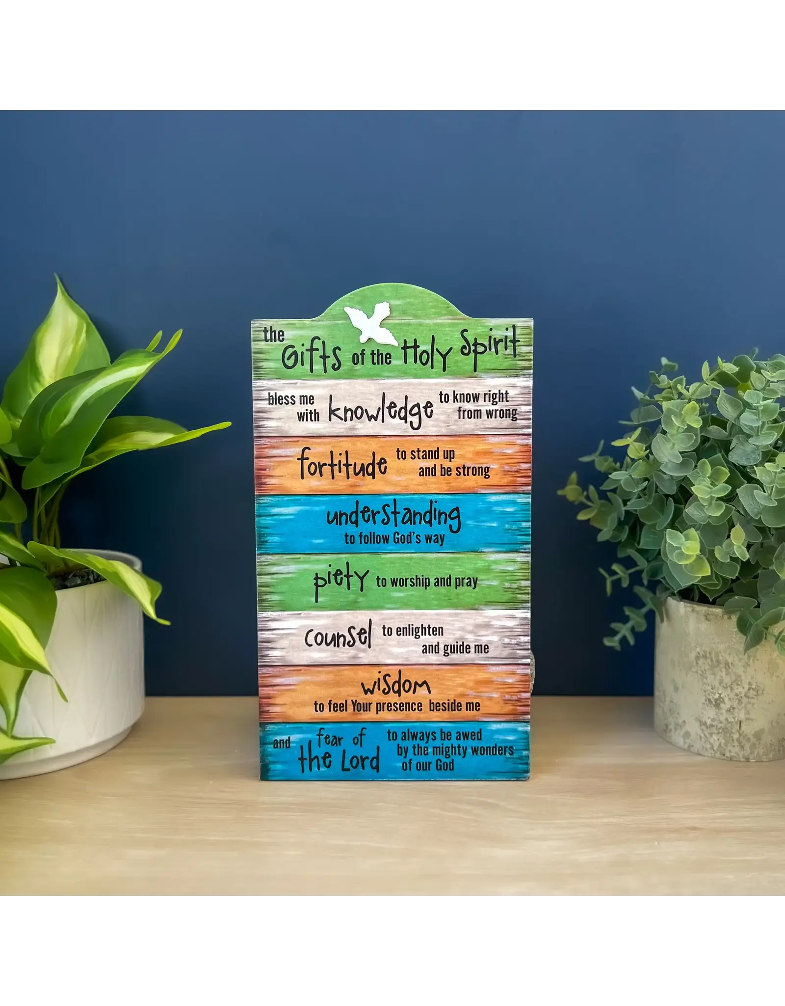 Abbey & CA Gift Plaque - 7 Gifts of the Holy Spirit