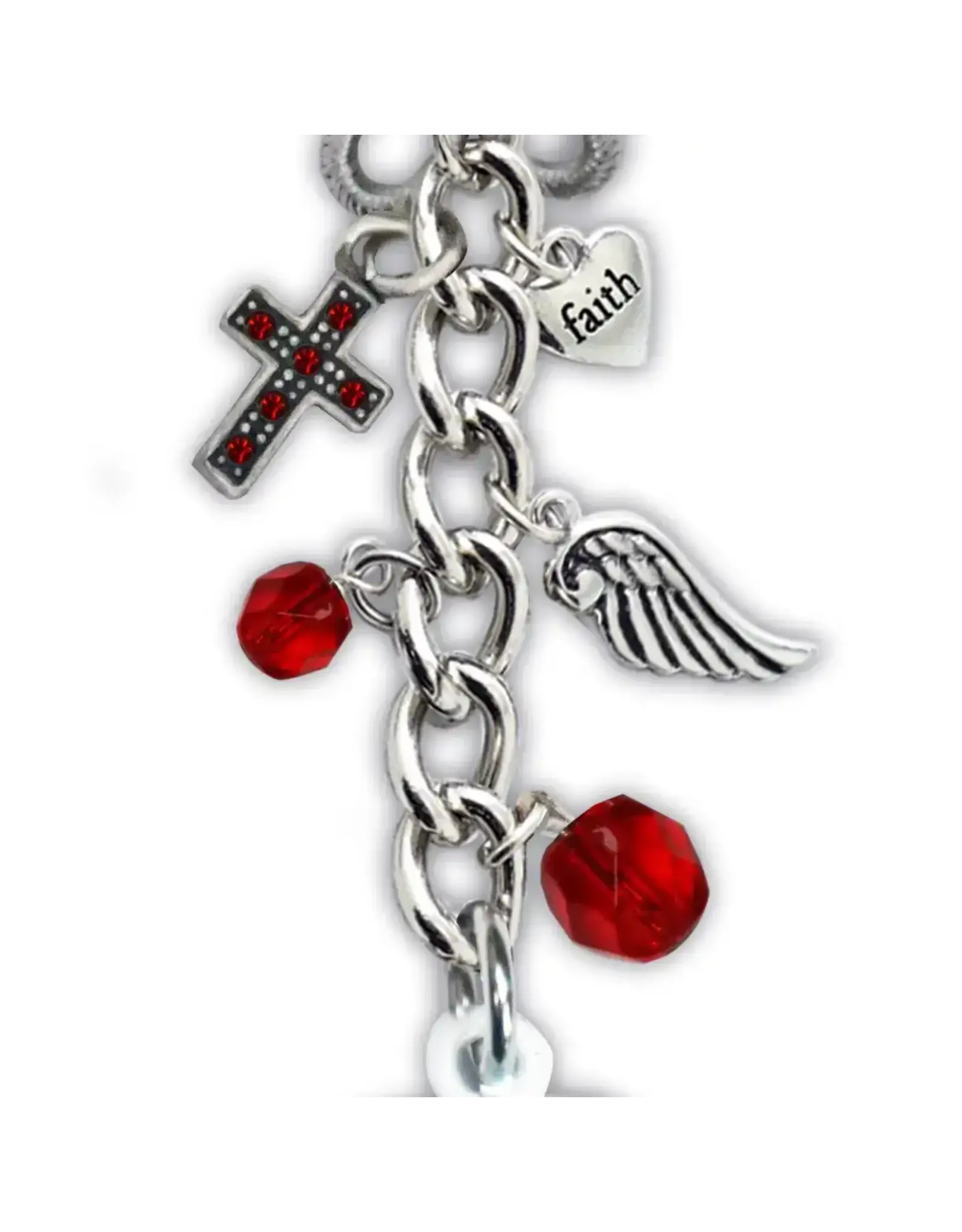 Abbey & CA Gift Car Charm - God is Never More than a Prayer Away
