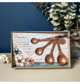 Abbey & CA Gift Measuring Spoons - Together (Copper)
