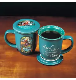 Abbey & CA Gift Mug with Coaster - St. Francis