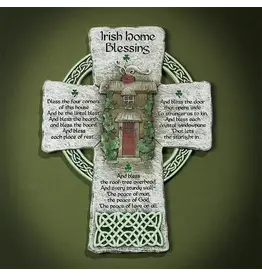 Abbey & CA Gift Cross - Irish Home Blessing (8")