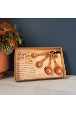 Abbey & CA Gift Measuring Spoons - Recipe for a Happy Home