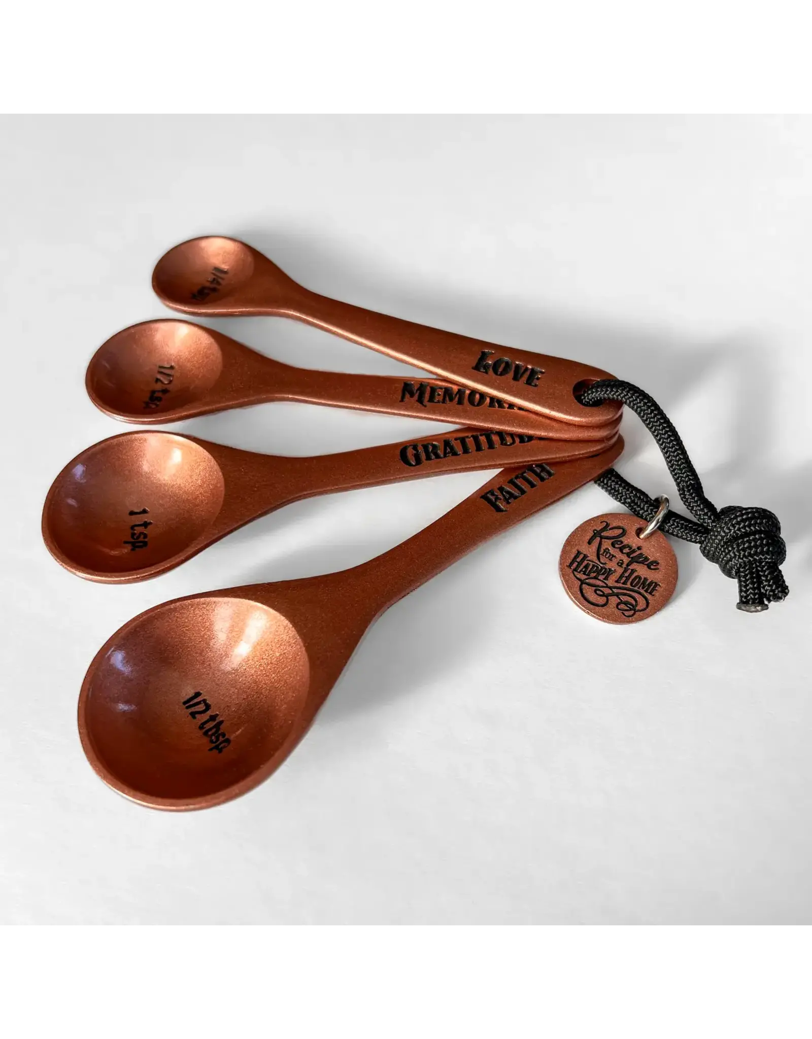 Abbey & CA Gift Measuring Spoons - Recipe for a Happy Home