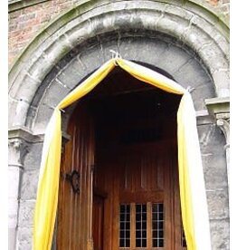 Slabbinck White & Yellow Bunting 60" x 8 yds