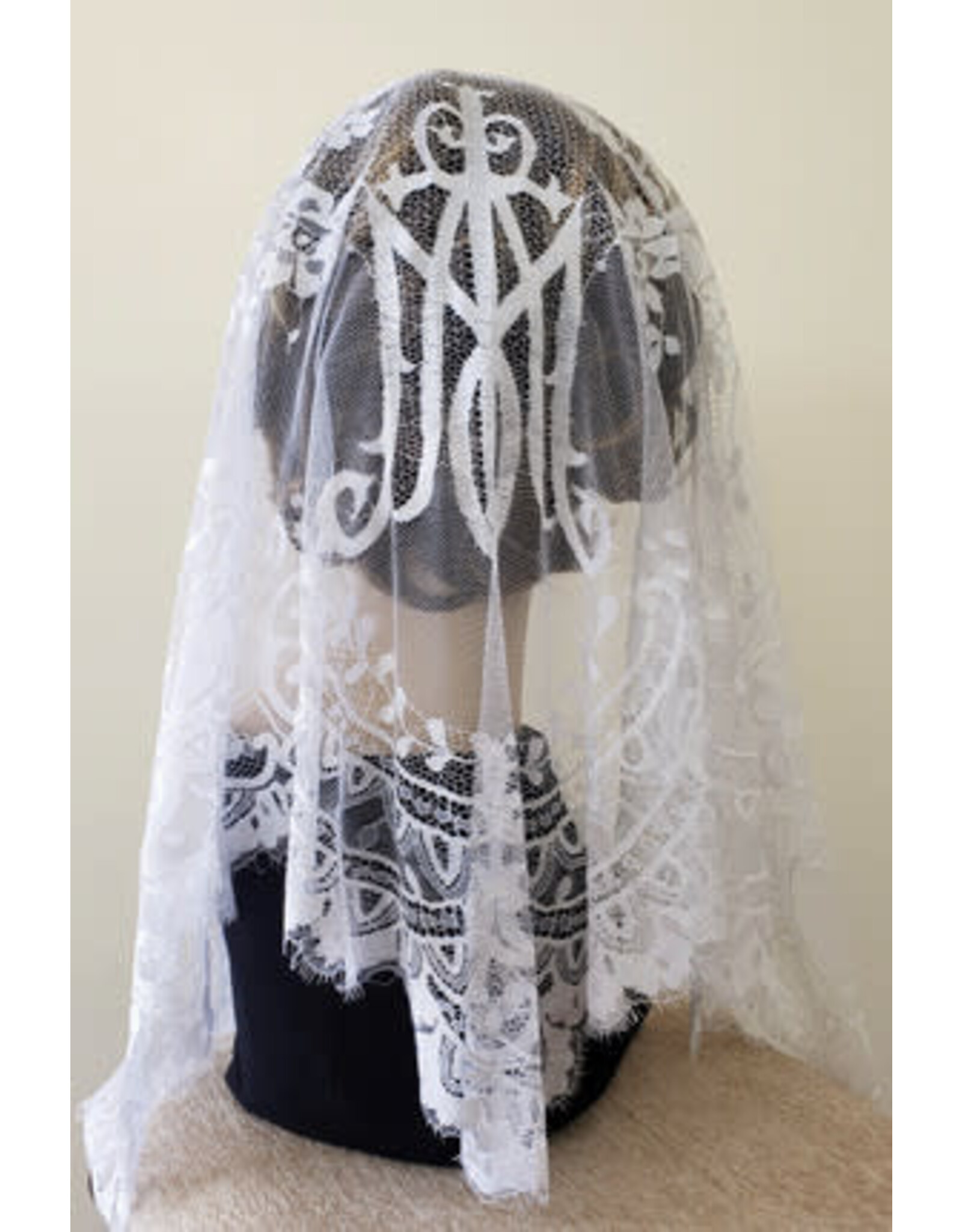 Veils by Lily Veil - Ave Maria Italian Devotional, White