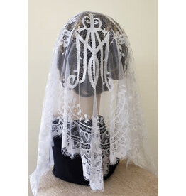 Veils by Lily Veil - Ave Maria Italian Devotional, White